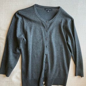 HP🌟Buttoned down cardigan, grey, M